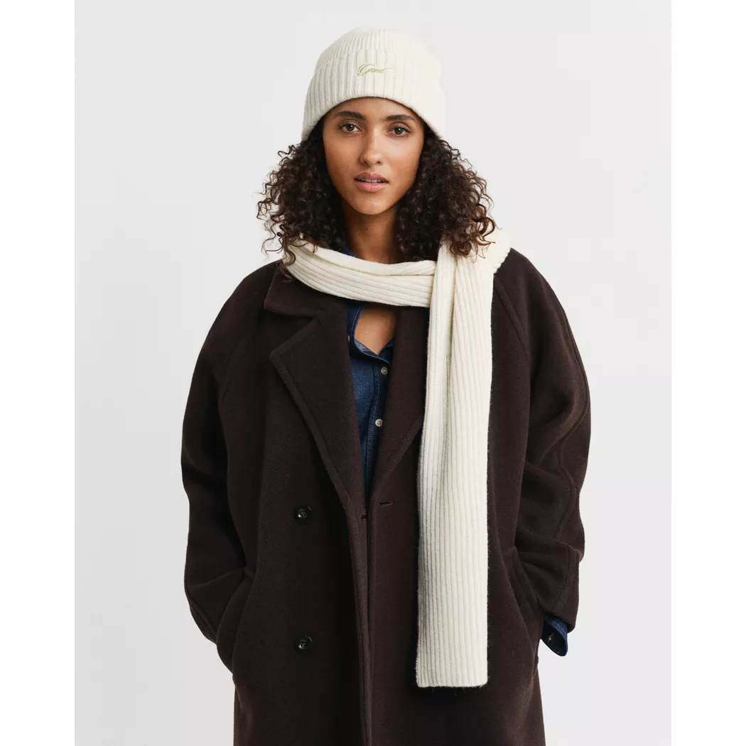 Gant - Mütze, für Damen, Ecru, Größe ONESIZE