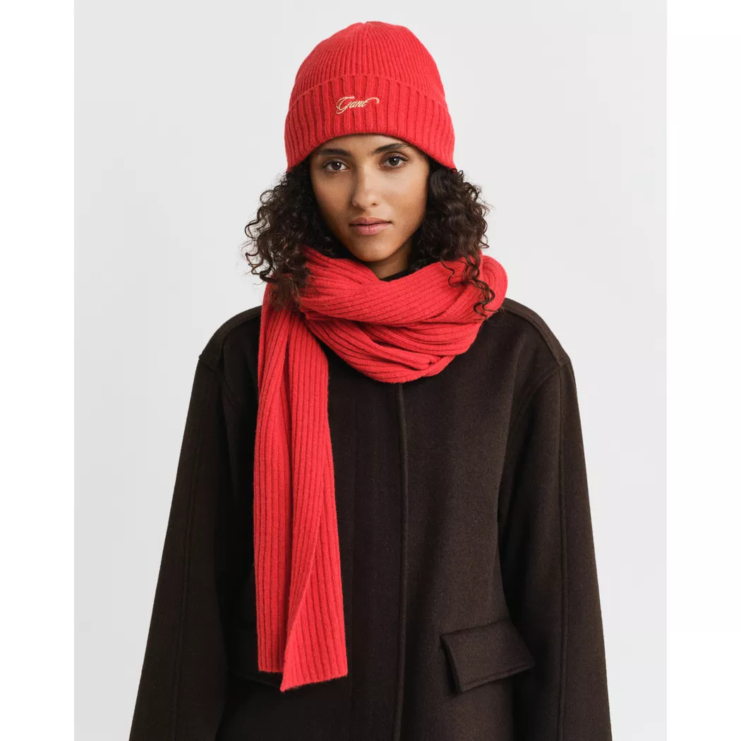 Gant - Mütze, für Damen, Rot, Größe ONESIZE