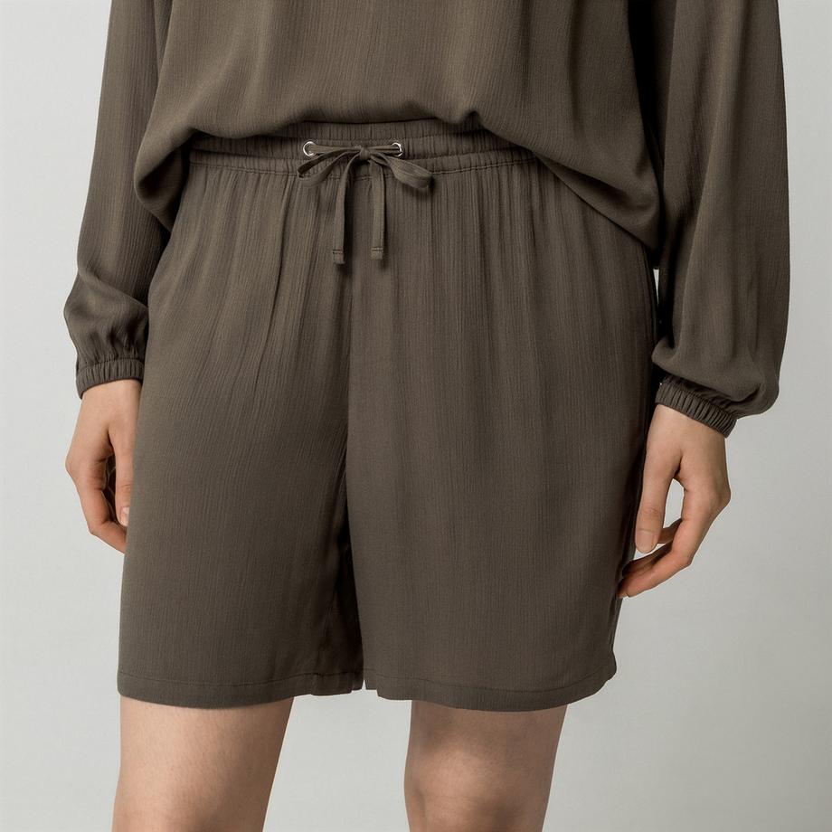Manor Woman Short à Cordon de Serrage  