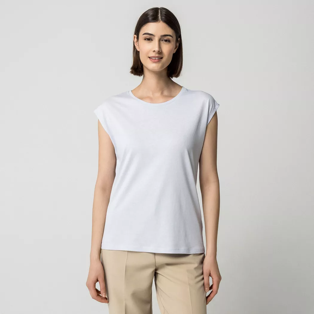 Manor Woman - T-Shirt, für Damen, Hellblau, Größe XS 6