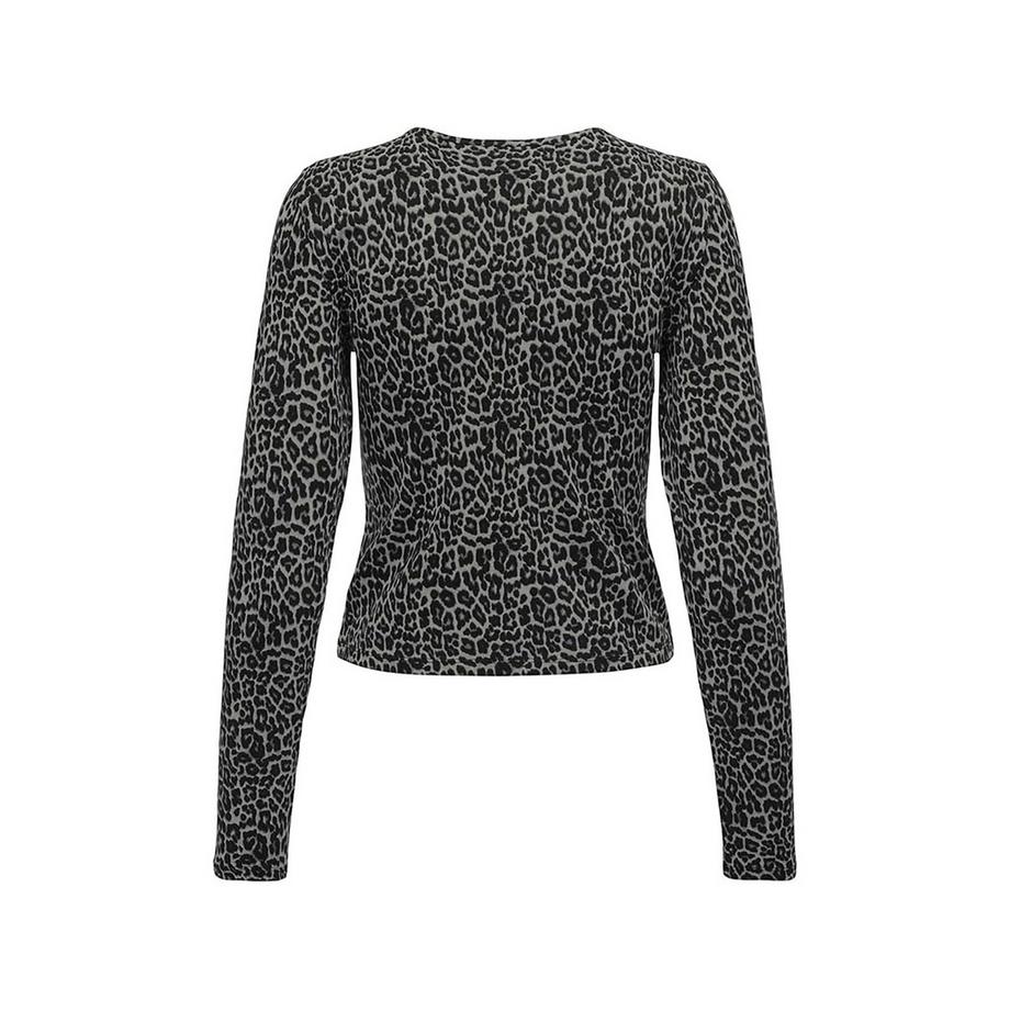 Only Lingerie KISS LIFE LS ONECK CARDIGAN Cardigan Stampa Leopardata  