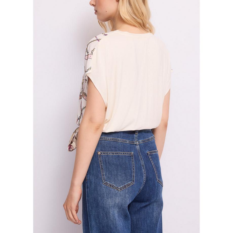 GAUDI T-shirt imprimé col en V  