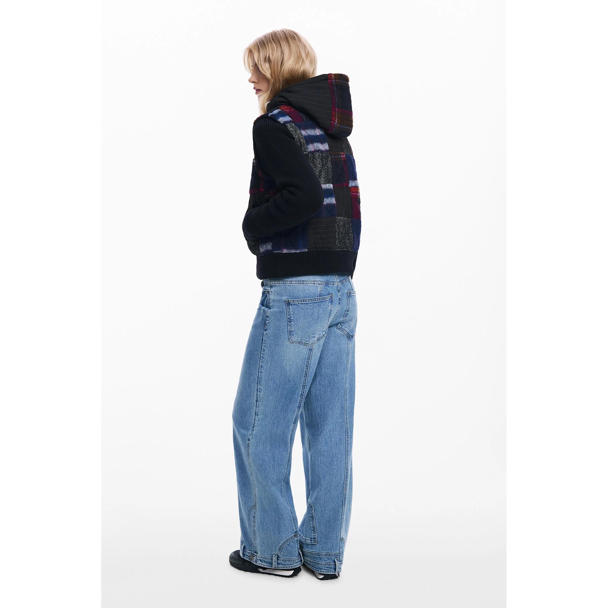 Desigual Veste Patchwork à Capuche  