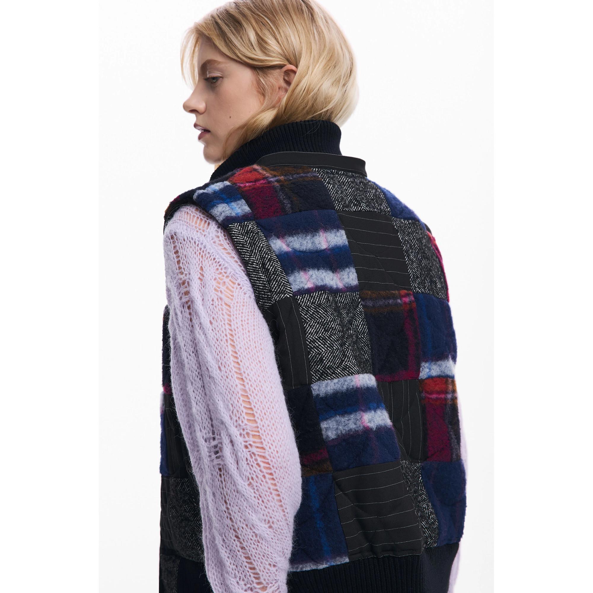 Desigual Veste Patchwork à Capuche  