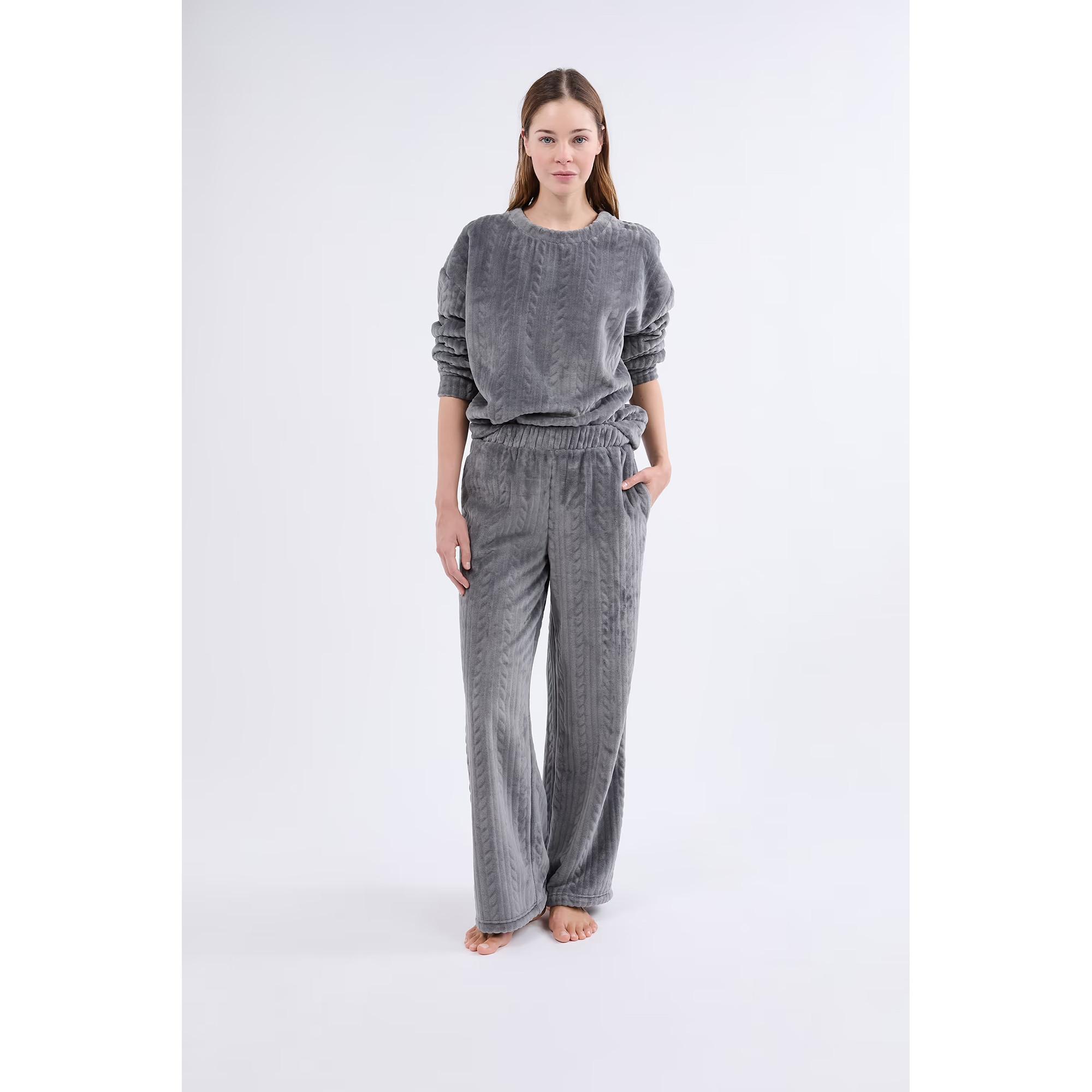 Etam Samt Pyjamahose  