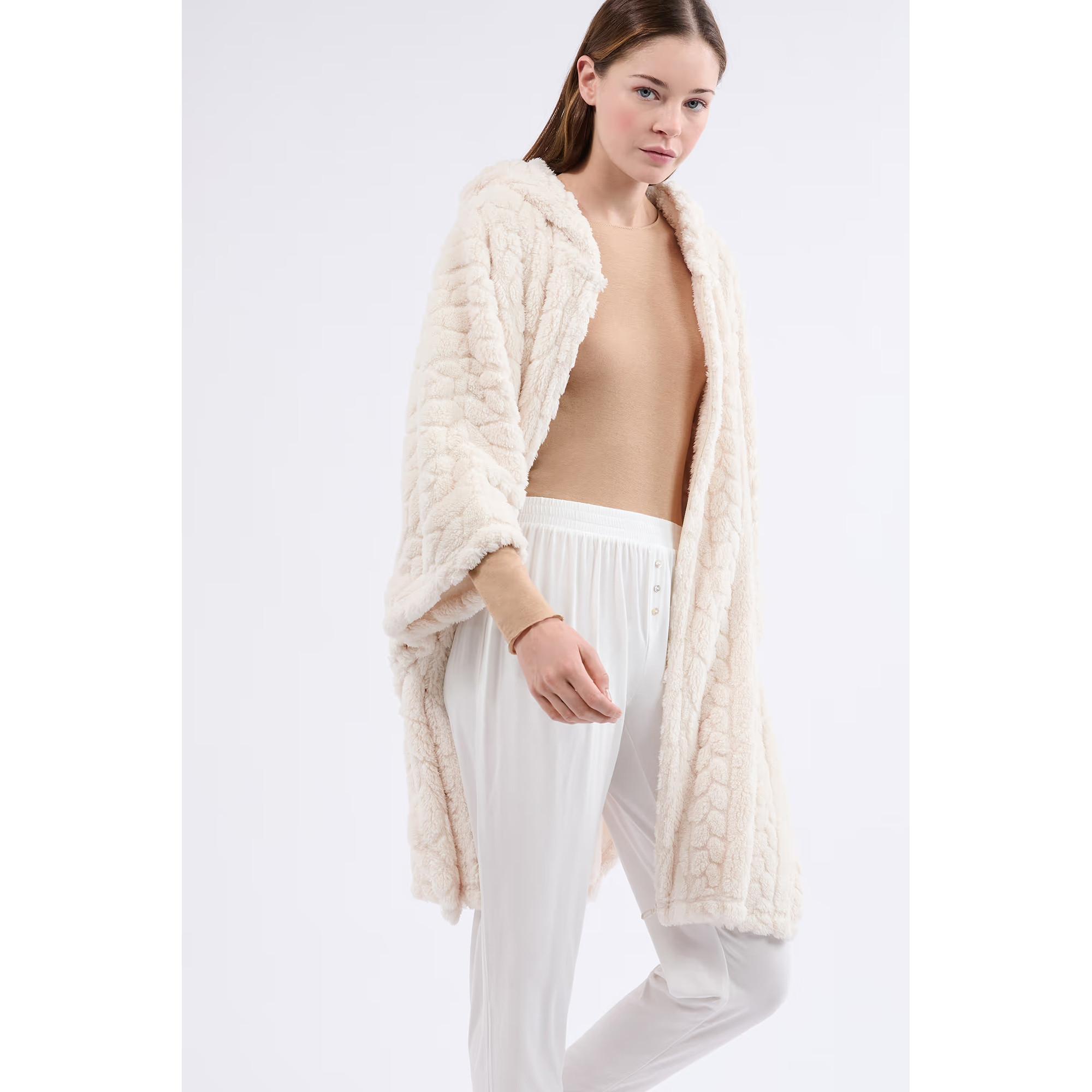 Etam Poncho à Capuche  