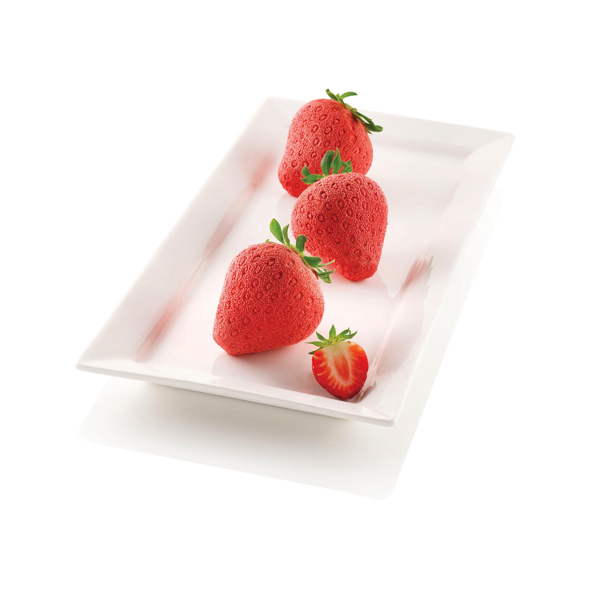 Silikomart Backform Fragole e panna 