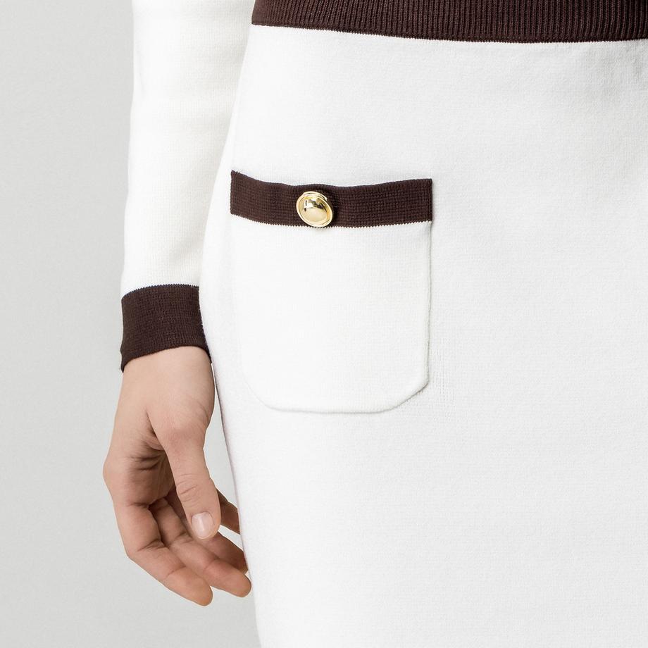 Manor Woman Minirock mit Kontrastbesatz  