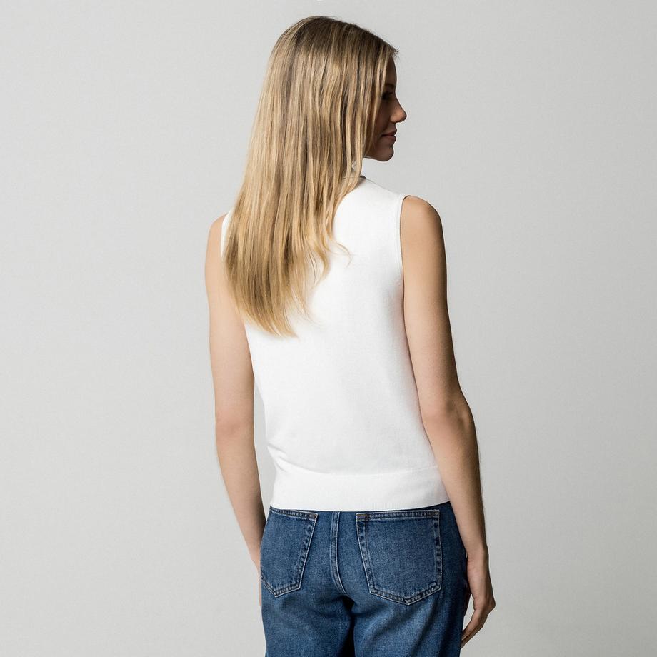 Manor Woman Ärmelloses Regular Fit Polo Shirt  