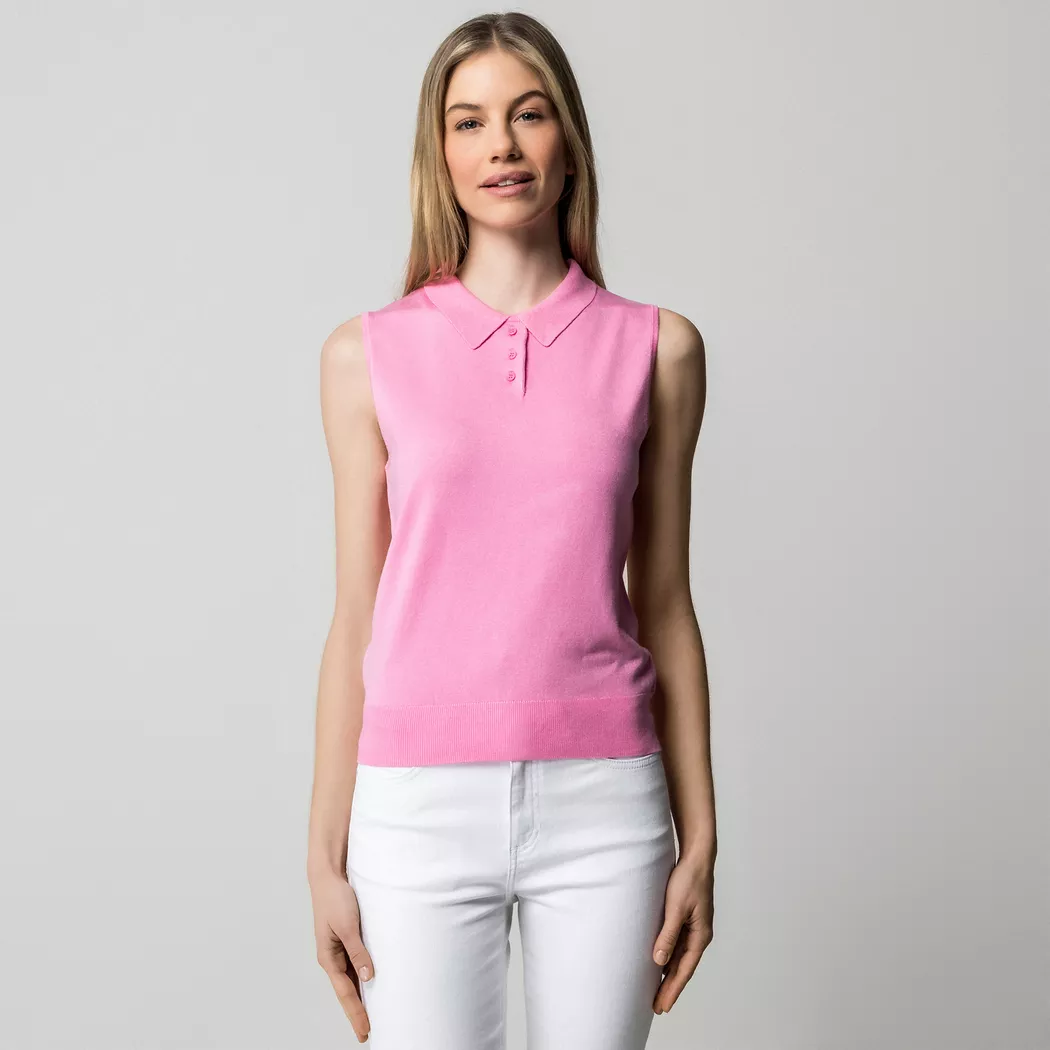 Manor Woman - Polo Shirt, für Damen, Pink, Größe M