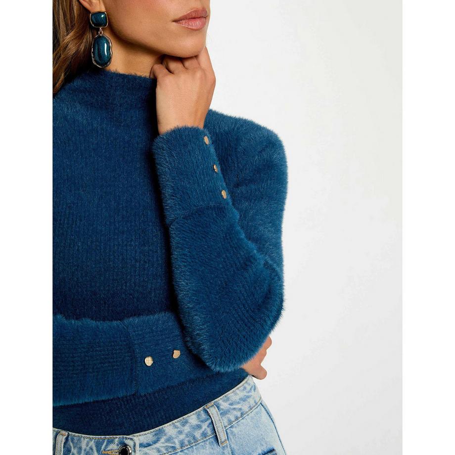 MORGAN Slim Fit Rollkragenpullover  