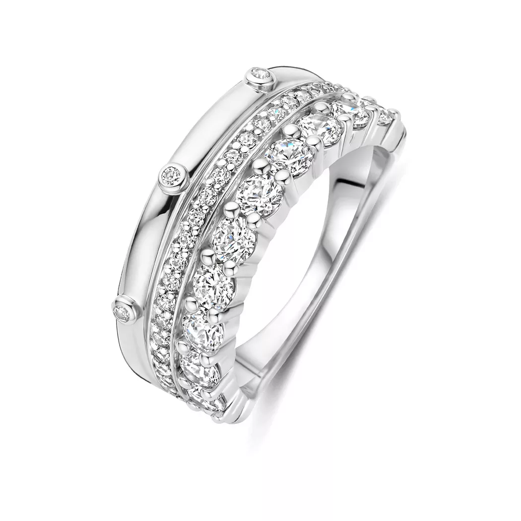TI SENTO - Ring, 54, Silber 3
