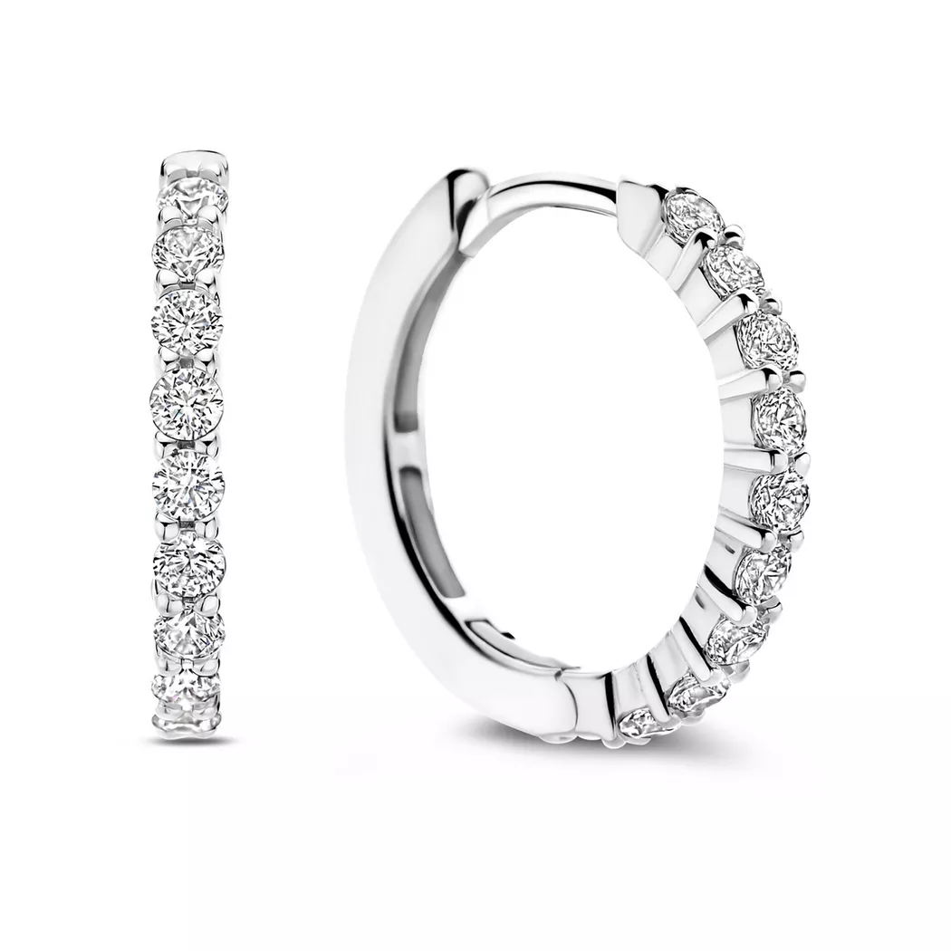 TI SENTO - Creolen, One Size, Silber