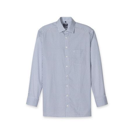 OLYMP Langarmhemd Geometrisches Muster  