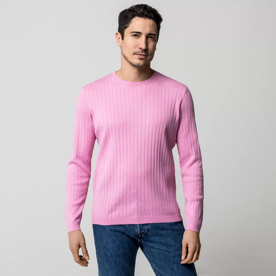 Manor Man - Pullover, für Herren, Pink, Größe S