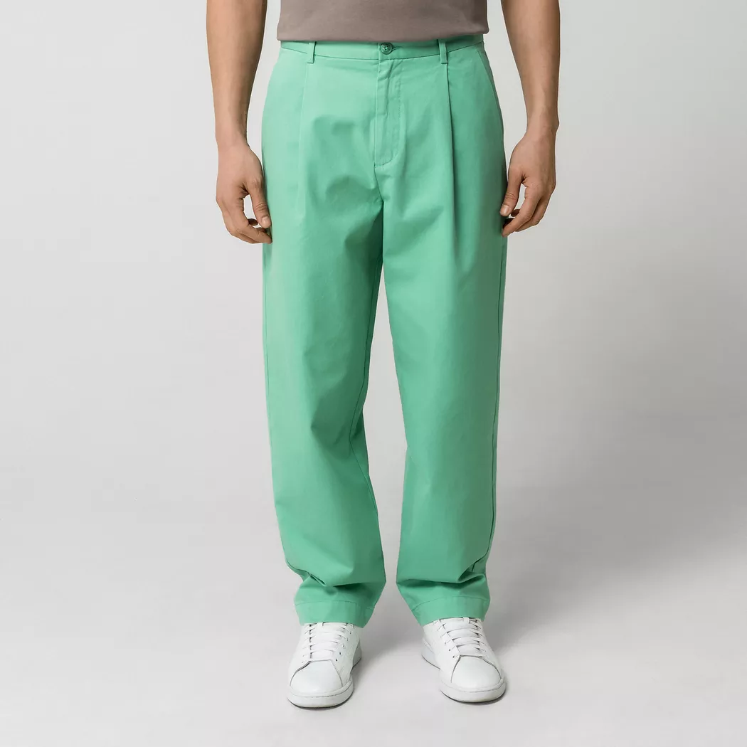Manor Man - Lange Hose, Loose Fit, für Herren, Jade, Größe W34