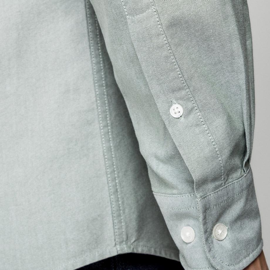 Manor Man Herren Langarm Button-Down Hemd Regular Fit  