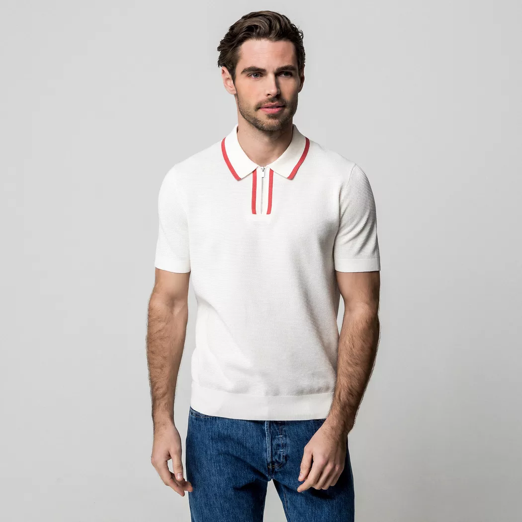 Manor Man - Polo Shirt, für Herren, Champagner, Größe XXL