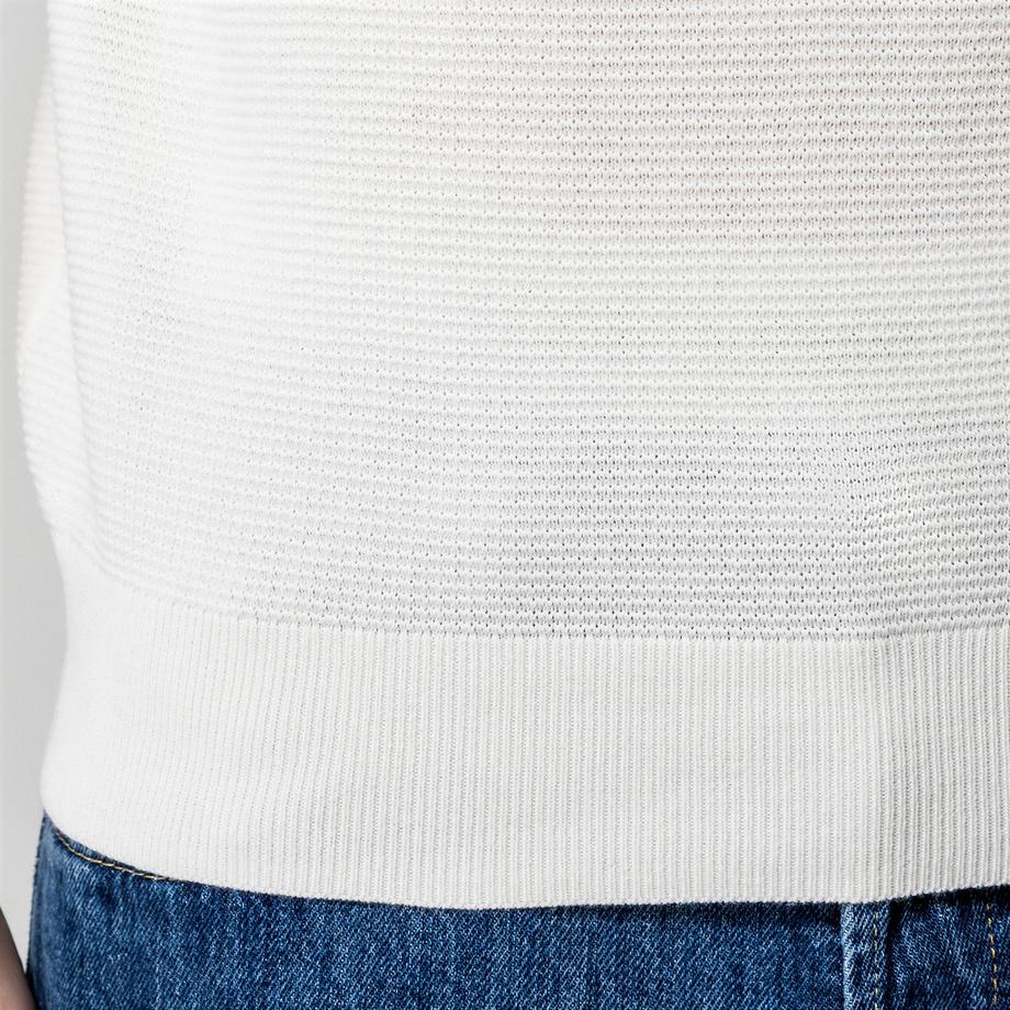 Manor Man Polo Shirt mit Reissverschluss  