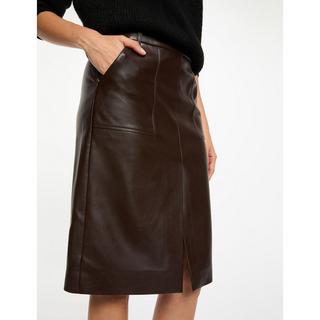 MORGAN Gonna Midi in Similpelle  