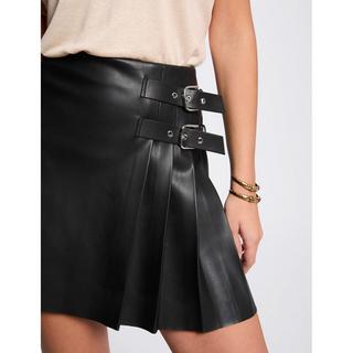 MORGAN Minirock mit Schnallendetails Falten  