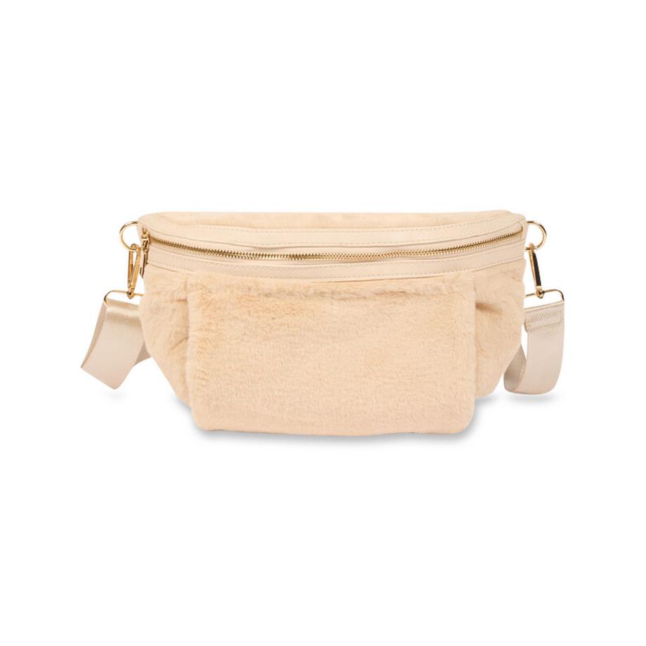 MORGAN Sac Banane en Fausse Fourrure  