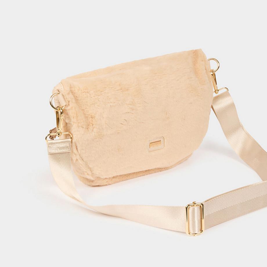 MORGAN Sac Banane en Fausse Fourrure  