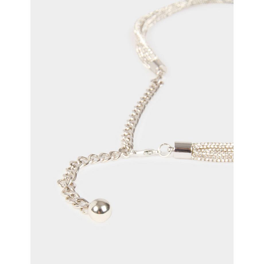 MORGAN Ceinture Tressée Strass  