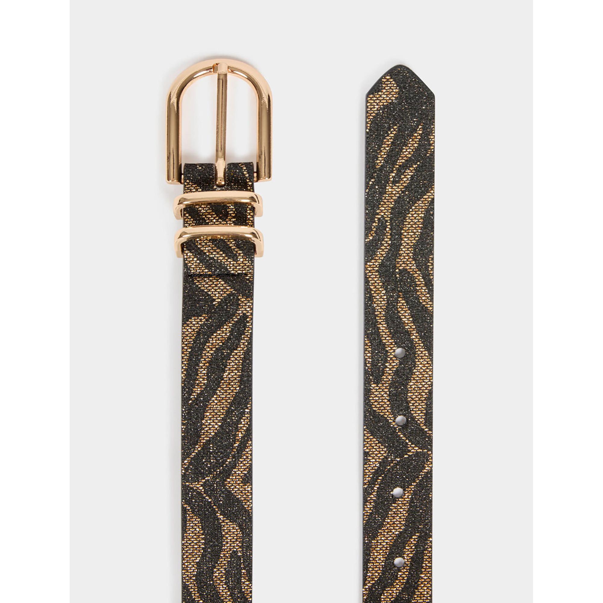 MORGAN Cintura Stampa Zebrata  