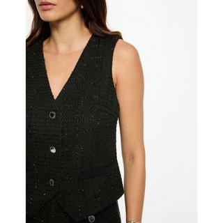 MORGAN V-Ausschnitt Knopfleiste Weste  