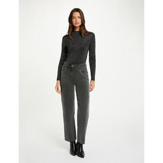 MORGAN Pull en maille côtelée avec détails boutonnés  