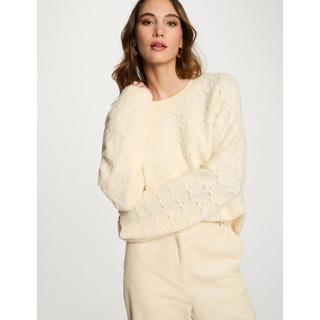 MORGAN Pullover mit dezentem Muster  