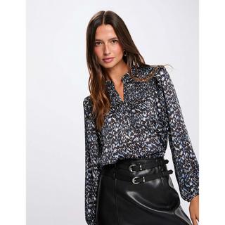 MORGAN Camicetta Stampata Maniche Lunghe  