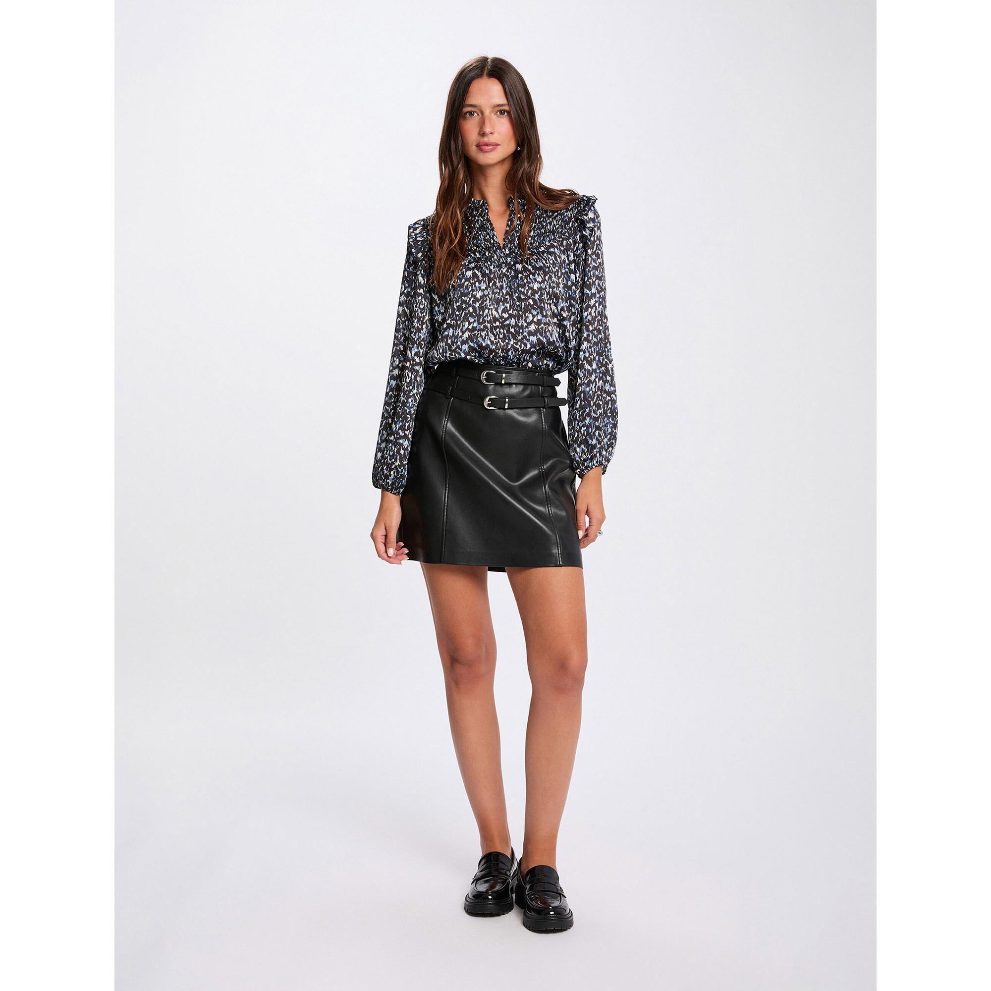 MORGAN Camicetta Stampata Maniche Lunghe  