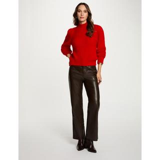 MORGAN Bootcut Hose aus Kunstleder  