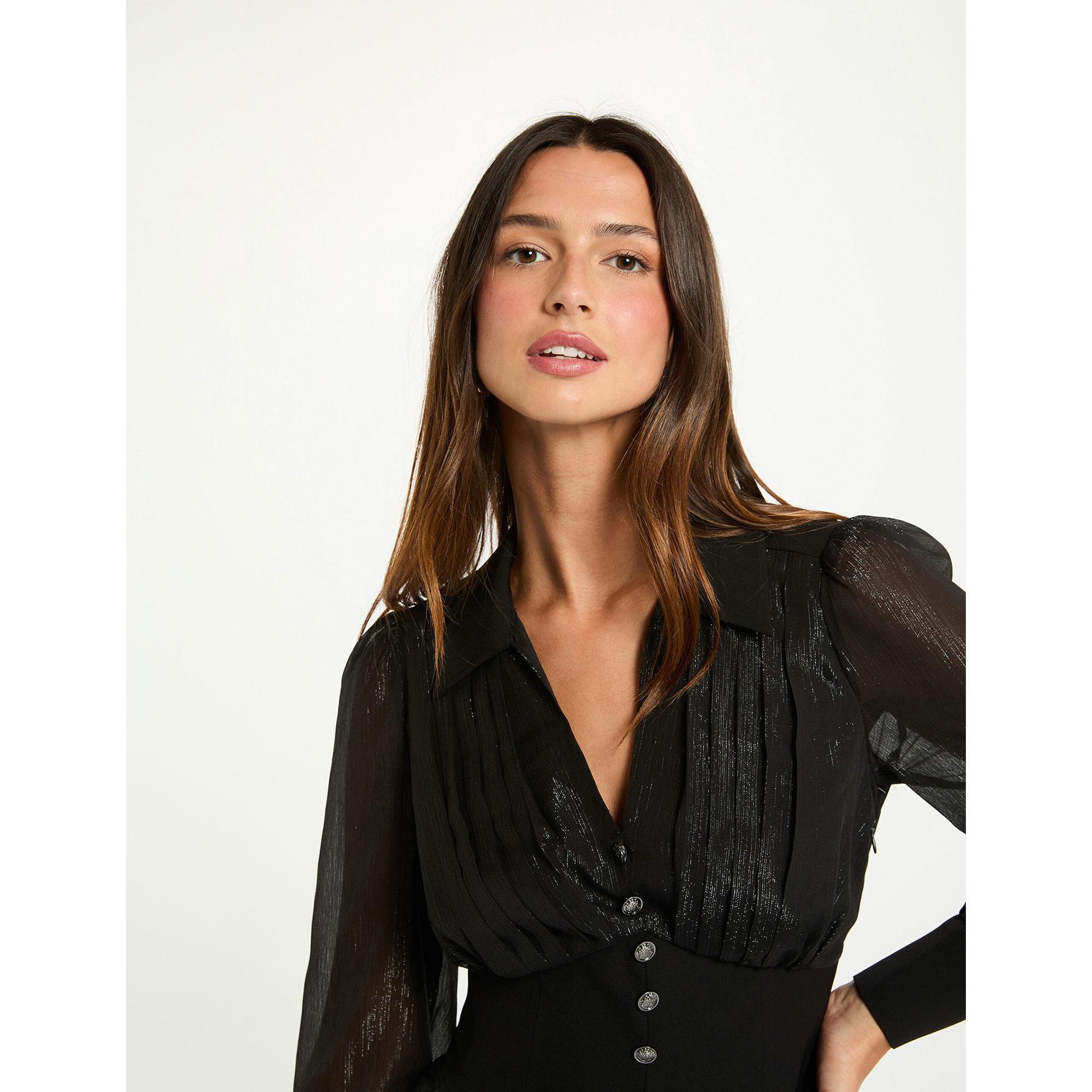 MORGAN Langarm Mini Kleid  