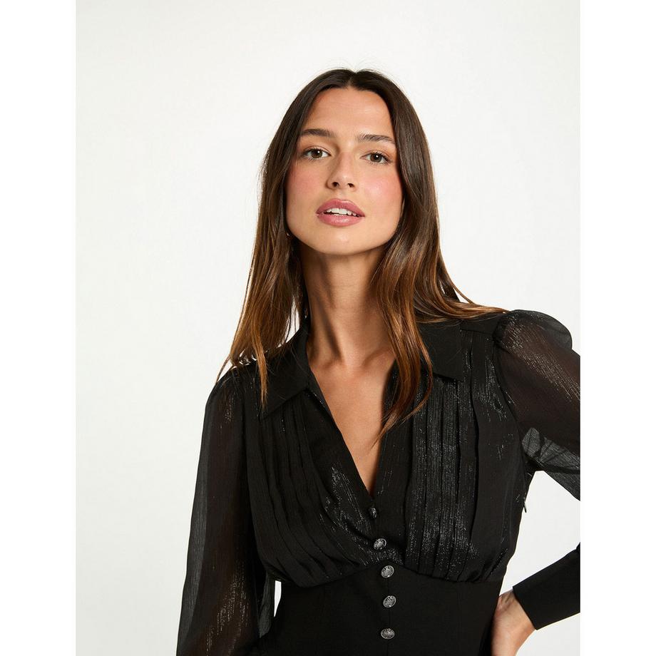 MORGAN Langarm Mini Kleid  