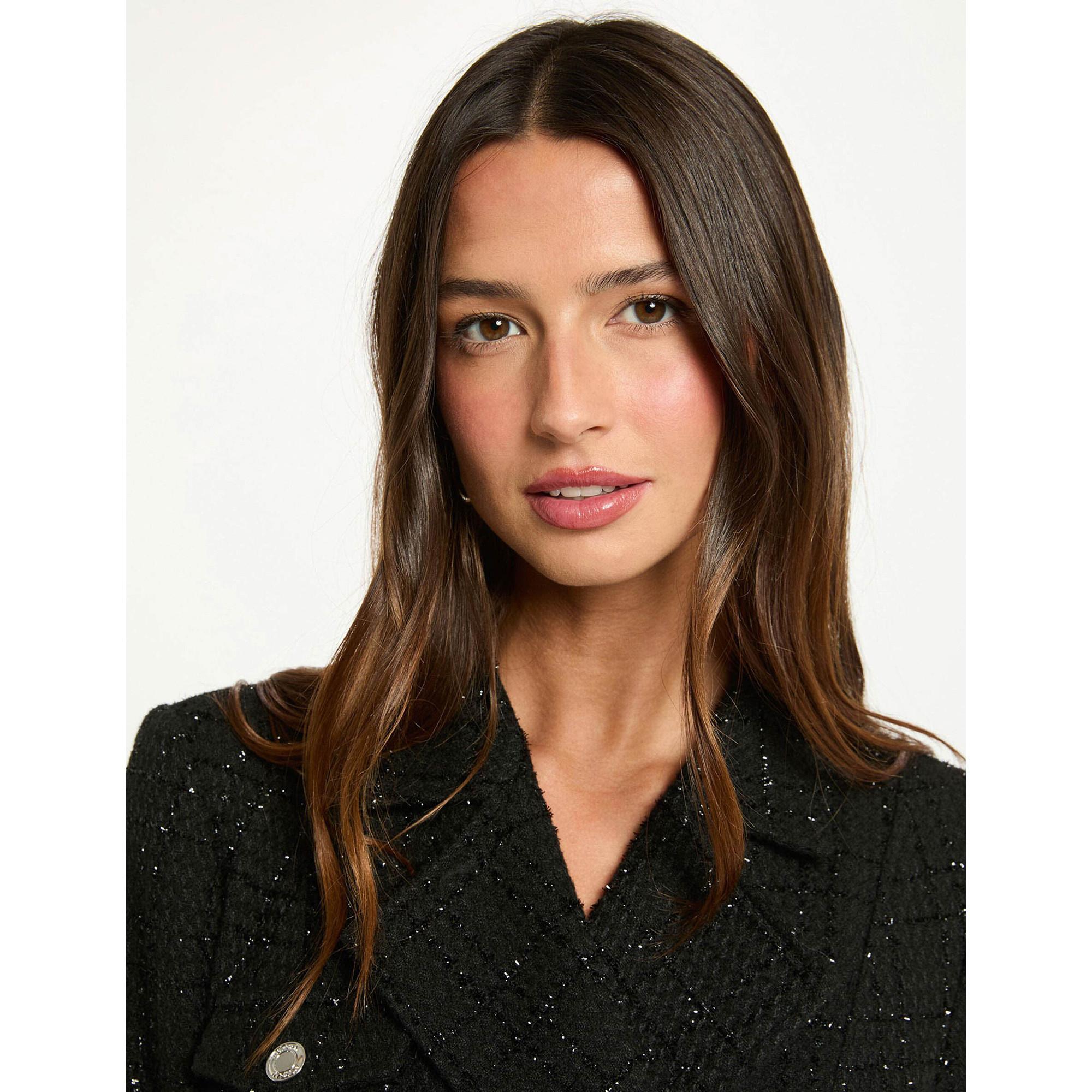 MORGAN Tailliertes Tweed Mini Kleid  