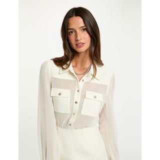 MORGAN Tweed Kleid taillierte Passform  