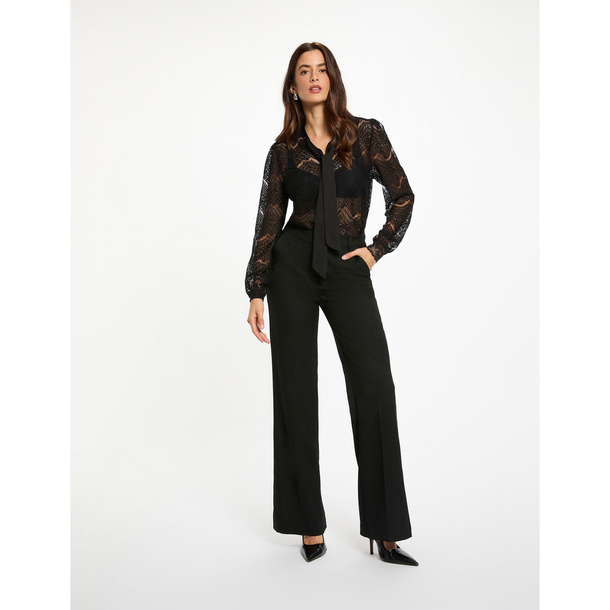 MORGAN Blusa con Collo Lavallière  