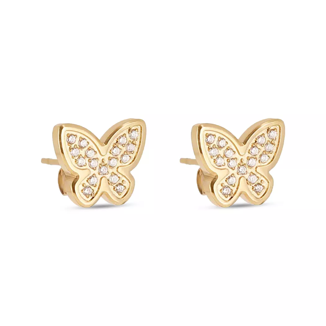 ZAG Bijoux - Ohrstecker, One Size, Goldfarben 5
