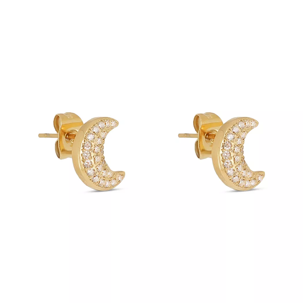ZAG Bijoux - Ohrstecker, One Size, Goldfarben 8