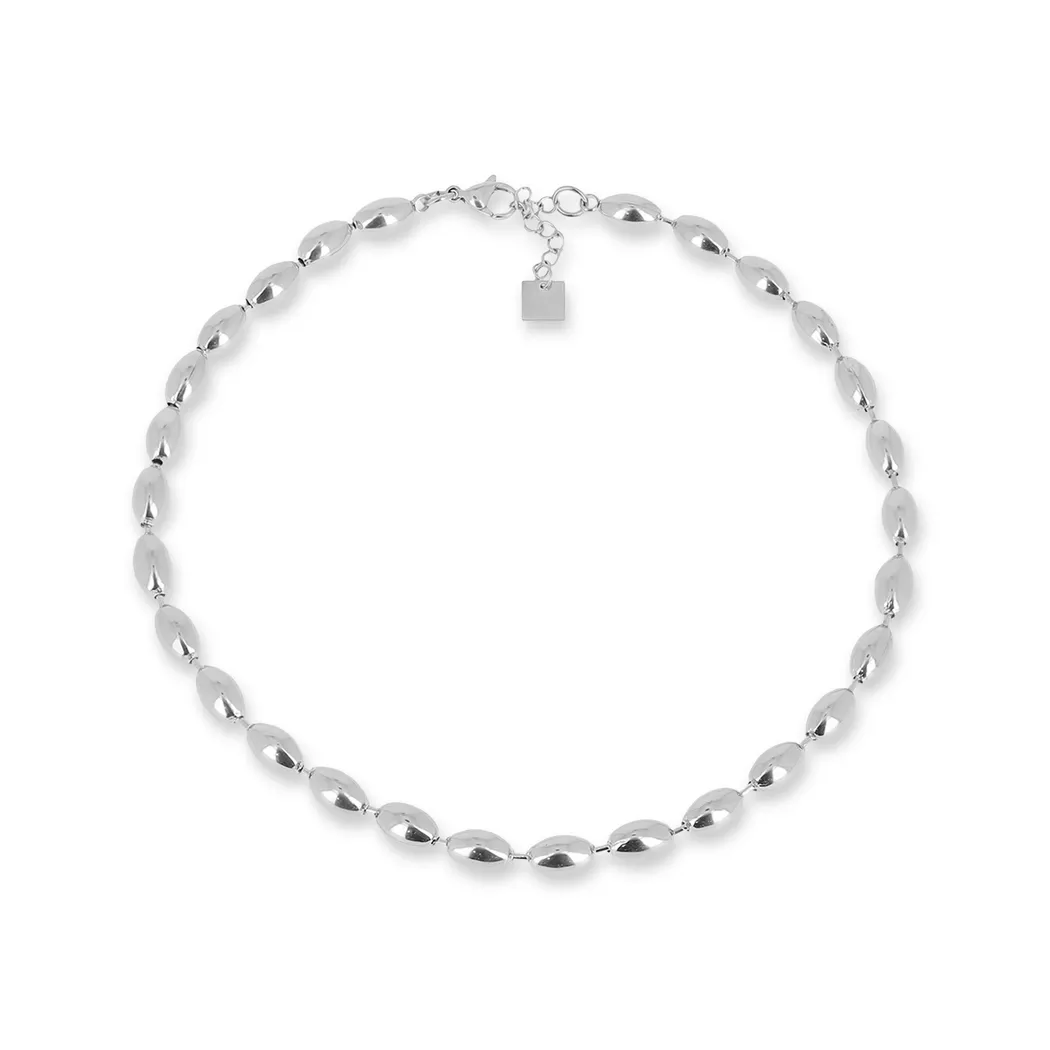 ZAG Bijoux - Halskette, 40cm, Silberfarben
