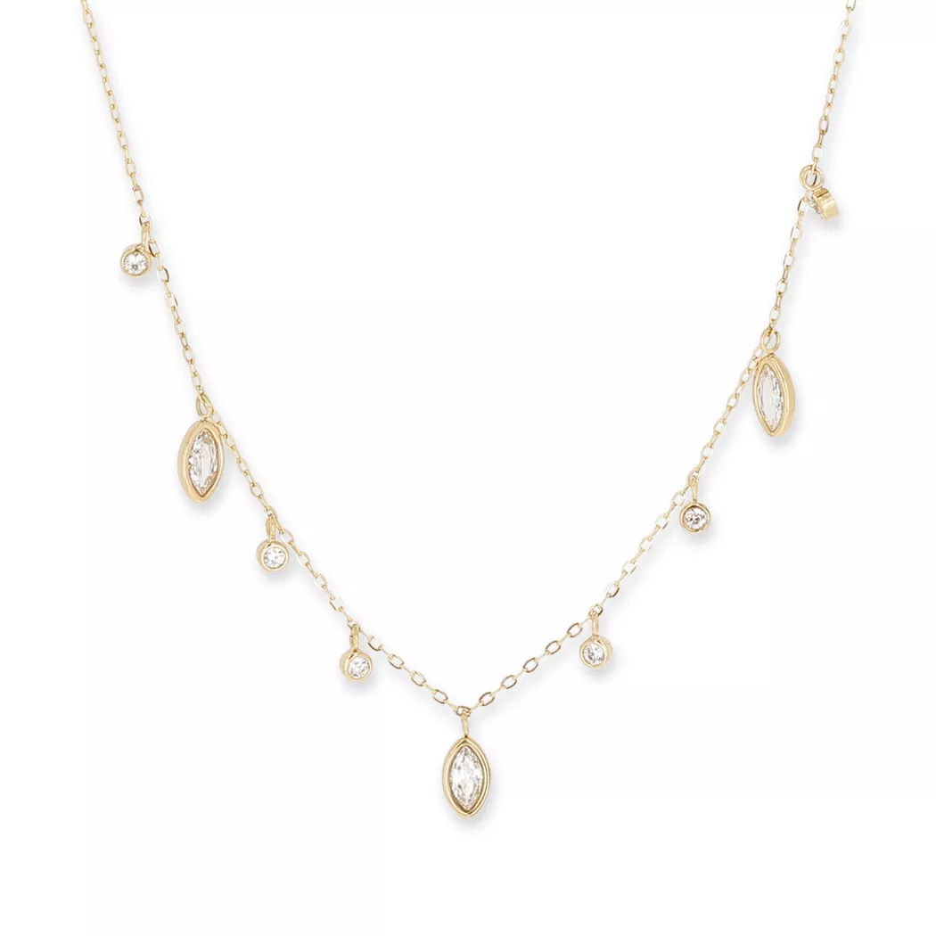 ZAG Bijoux - Halskette, 38.5CM, Goldfarben 8