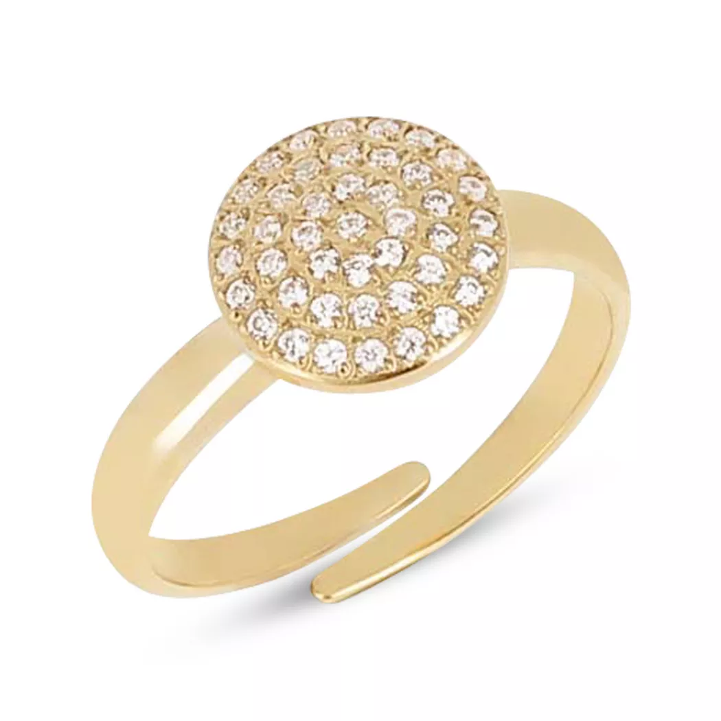 ZAG Bijoux - Ring, Verstellbar, Goldfarben 9
