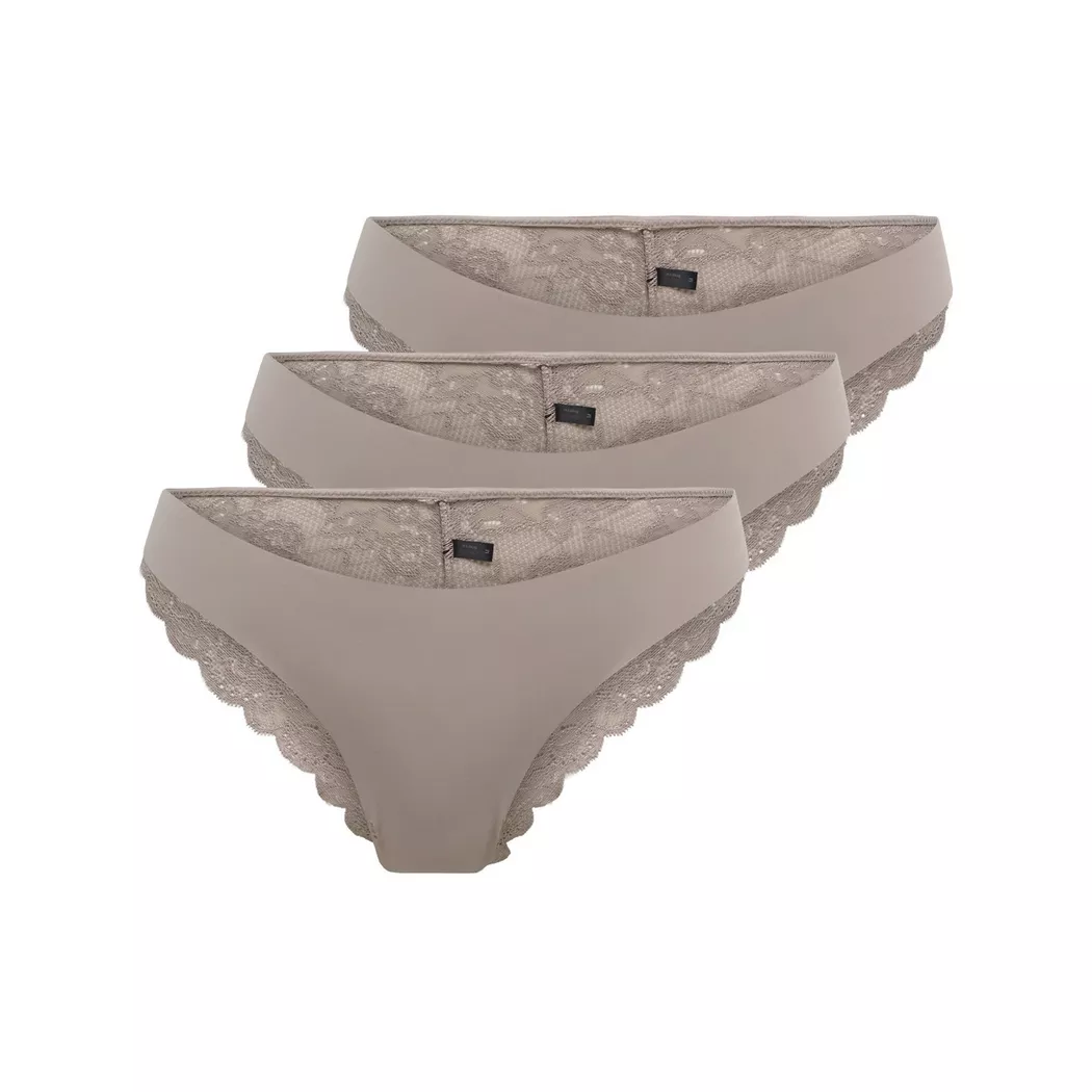 Only Lingerie - Triopack, Brazilian, für Damen, Lavendel, Größe S
