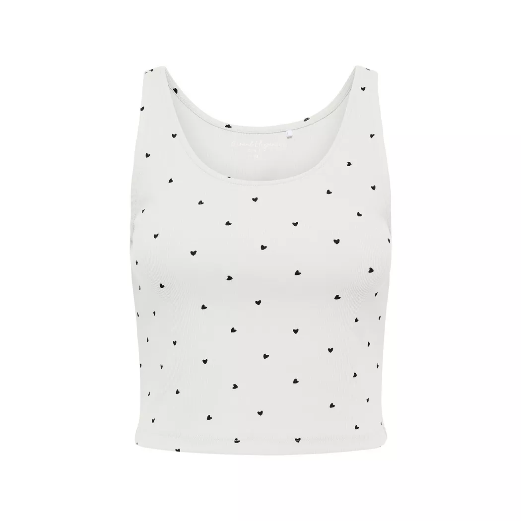 Only Lingerie - Pyjama Oberteil, kurzarm, für Damen, Weiss Größe M