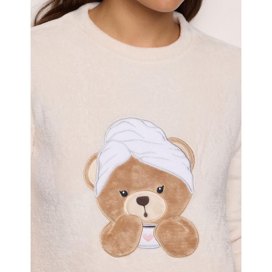 Yamamay Set Pigiama in Pile Motivo Orso  