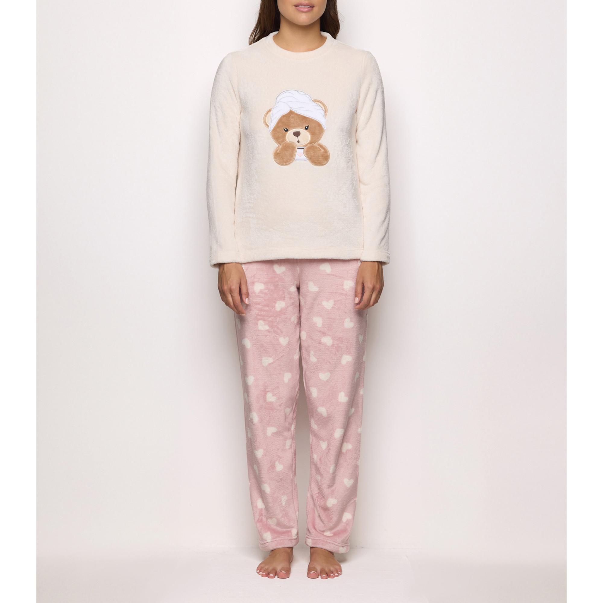 Yamamay Fleece Pyjama Set Bärenmotiv  