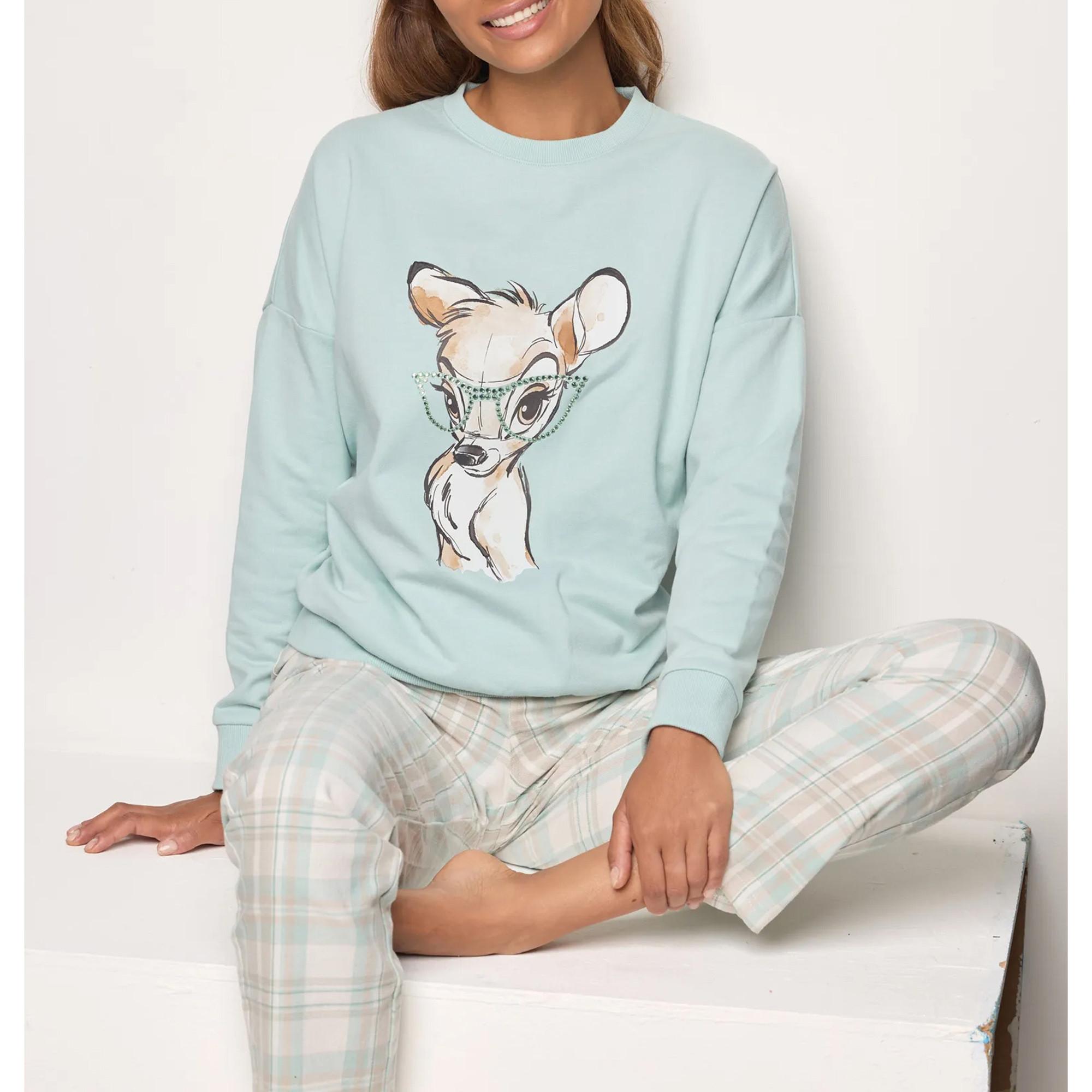 Yamamay Bambi Print Pigiama Maniche Lunghe Set  